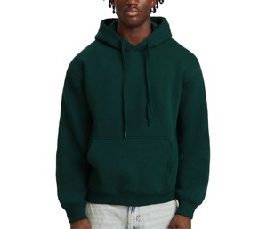 Sweat à capuche premium pour homme 100% coton molletonné délavé à l'acide, coupe régulière, imperméable, streetwear de luxe pour l'hiver, épaules tombantes - Product Image 2