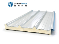 Ligne de production de panneaux sandwich en PU industriels pour la fabrication de panneaux muraux décoratifs en métal pour les usines et fournisseurs de panneaux de construction