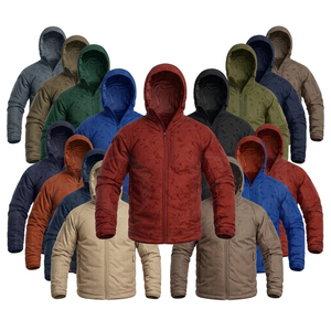 100% High Quality Lightweight Hooded Puffer Jacket Water Resistant Outdoor Winter Jacket Thermal Warm <b>Coat</b> for Men Women's - Product Image 1