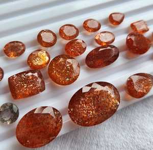 Piedras Preciosas Sueltas de Sunstone Natural Certificadas por IGI de Alta Calidad AAA+, en Tonos Naranja y Rojo, en Diversas Formas, Precios al por Mayor, Varios Tamaños - Product Image 3