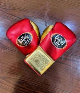 Guantes de Boxeo Unisex de Piel de Vacuno de Primera Calidad, Sin Cordones, con Soporte para Muñeca, Personalizables, Venta al Por Mayor - Product Image 4