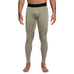 Pantalons de compression haute performance pour hommes, respirants, séchage rapide, en Spandex/Polyester, vêtements de sport, style long, logo personnalisé - Product Image 1