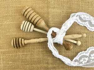 Cuillère à miel en bois pour servir du miel naturel - Product Image 5