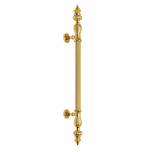 Poignée de porte en or antique, design luxueux, poignée longue décorative pour porte principale, qualité supérieure pour portes d'entrée de bureau - Product Image 1