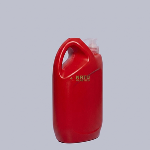 Botella Cuadrada de Plástico de 2L con Serigrafía para Champú, Gel de Ducha, Loción, Envase Cosmético Vacío con Bomba - Product Image 1