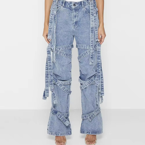 Pantalon cargo pour homme élégant et très demandé, respirant, séchage rapide, en coton, avec logo de marque - Product Image 6
