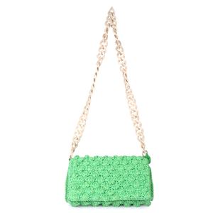 TENDANCE été mode fait à la main coton Crochet fourre-tout sac à provisions Logo personnalisé plage voyage-Jute matériel en gros disponible - Product Image 5