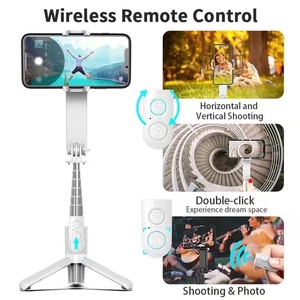 Oferta Especial: <span class=keywords><strong>Estabilizador</strong></span> de <span class=keywords><strong>Gimbal</strong></span> <span class=keywords><strong>L09</strong></span>, Trípode Inalámbrico, Palo Selfie con Rotación de 360°, Antivibración, con Luz de Relleno - Product Image 2
