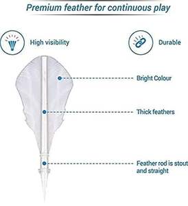 Volant de badminton professionnel de haute qualité, classe A, plume d'oie légère, haute durabilité - Product Image 4
