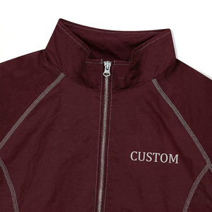 Conjunto de Pantalones Cortos y Chaqueta Deportiva Impermeable de Nailon Ligero con Cierre, Personalizable, a Bajo Precio, para Hombre, Corte Holgado, Estilo Veraniego - Product Image 5