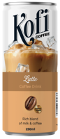 Café Instantáneo Kofi Premium de Alta Calidad, 250 ml, Sabor a Crema de Chocolate, Venta al por Mayor, Sabor Dulce, Marca Privada, Muestra Gratis, Precio Bajo