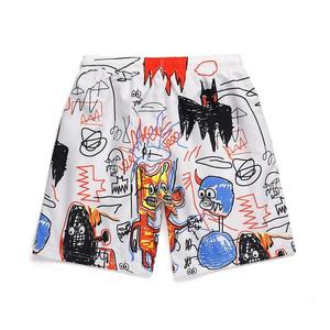 Shorts de plage OEM pour hommes, décontractés, d'été, pour le surf, en polyester, à taille mi-haute, motif uni - Product Image 1