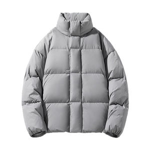 Veste d'hiver longue et fine pour homme, personnalisée, à capuche, matelassée, chaude, 100% laine, avec motif uni, couleurs personnalisées, style décontracté - Product Image 5