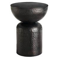 Table d'appoint en métal et fer, design classique tambour, durable, moderne, pour chambre à coucher, taille personnalisable, vente chaude