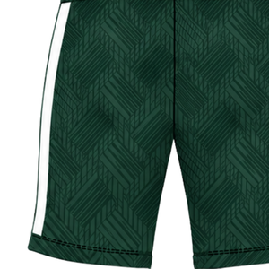 Pantalones Cortos Deportivos Verde Oscuro Personalizados para Entrenamiento Atlético, Gimnasio, Ejercicio, con Cordón, de Secado Rápido, Transpirables, Ropa Deportiva de Alto Rendimiento, Conjunto de Uniforme - Product Image 4