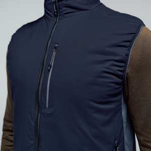 Gilet coupe-vent softshell personnalisé pour homme, résistant à l'eau, en polaire, sans manches, pour l'extérieur, vente en gros, hiver, coupe-vent, OEM - Product Image 5