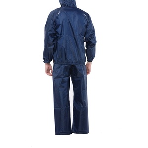 Survêtement unisexe d'hiver 2026 imprimé bleu marine imperméable à manches longues avec fermeture éclair et capuche, coupe régulière, style sportif - Product Image 4