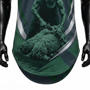 Polo à manches longues pour la tonte des moutons, impression par sublimation de logo personnalisé, OEM ODM, fourniture d'usine premium - Product Image 3
