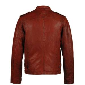 Veste en cuir lisse de luxe, vêtement d'extérieur formel pour homme, look élégant et fin, veste en cuir élégante pour l'hiver - Product Image 4