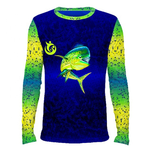 OEM Long Sleeve UPF 50 Sun Protection Printed Solid <b>Fish</b> Hunting <b>T</b>-<b>shirt</b> Custom Logo Breathable Quick Dry Fishing Jersey - Product Image 4