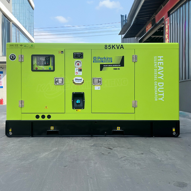 Low Noise 50/60/80/90/100kVA Silent Diesel Generators Set CE RoHS 110/230/400V ATS 100% Copper Alternator
