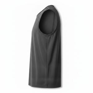 Débardeur de musculation personnalisé pour homme 100 % coton respirant, coupe en I, ample, pour fitness et sport, couleur unie - Product Image 6