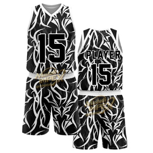 Ensemble d'uniformes de basket-ball Elite Pro |   Shorts en jersey, sac, bandeau et manchons de bras - Product Image 2