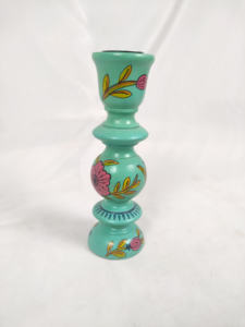 Bougeoir en bois naturel, candélabre de table, bougeoir en bois, décoration pour événements, fêtes, mariages et Noël, à vendre - Product Image 3