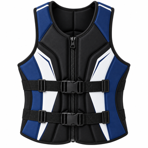 Gilet de plongée pour hommes et femmes, gilet d'entraînement de natation, veste de flottabilité en néoprène pour sports nautiques, gilet de sauvetage léger et réglable - Product Image 1