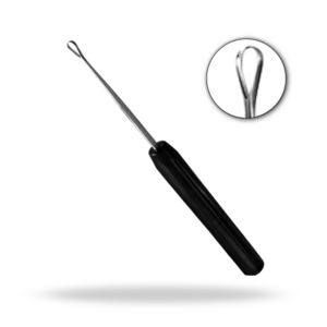 Cureta Teardrop de 15 Pulgadas, Instrumento Neuroquirúrgico para Cirugía de Columna, Cureta Ósea, Herramienta Quirúrgica - Product Image 1