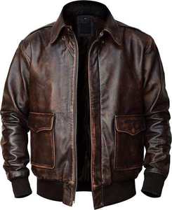 Veste en cuir pour homme, style tendance et actuel, vente directe d'usine, veste en cuir pour homme de haute qualité, meilleur fournisseur pour homme - Product Image 4