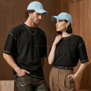 Camiseta de Corte Recto con Logotipo Frontal, Costuras en Contraste, Transpirable y Ecológica - Product Image 5