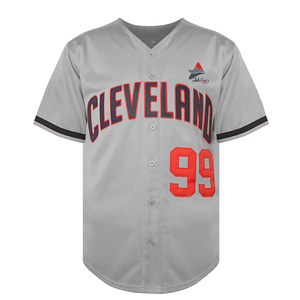 เสื้อเบสบอลแบบติดกระดุม ดีไซน์ยูนิเซ็กซ์ ออกแบบเองได้ ผลิตจากโรงงานโดยตรง - Product Image 5