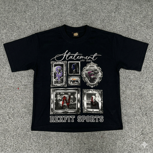 REXFIT SPORTS Fabricante de Camisetas Blancas Personalizadas 100% Algodón, Impresión por Transferencia de Calor y Serigrafía, Camisetas para Hombre - Product Image 6