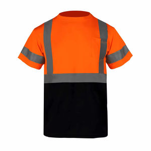 Gilet de sécurité 100% haute visibilité réfléchissant, classe 1 ANSI, imperméable, logo personnalisé, vêtements de travail pour hommes - Product Image 1