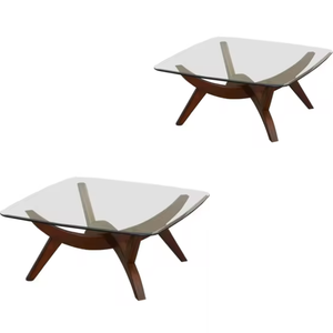 Mesas de centro con vidrio Diseños modernos contemporáneos Muebles de sala de estar para Patio Hotel Villa Apartamento - Product Image 5