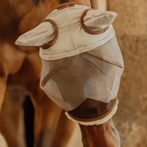 Máscara Antimoscas para Caballos, de Malla de Nailon, Transpirable, Cómoda, Sostenible, Repelente de Insectos, para Cob - Protección Facial para Caballos de Tamaño Completo - Product Image 4