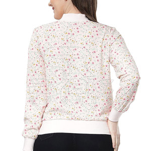 Best Design Fashionable Women Printing Varsity <b>Jackets</b> Smooth Texture Clothing For Outdoor Leisure And Casual Dressing - Product Image 3