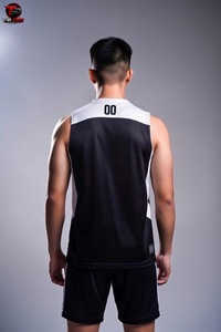 Uniforme de Voleibol TriPro Personalizado, Conjunto Deportivo sin Mangas con Cuello en V, Poliéster, Unisex, para Entrenamiento y Partidos - Product Image 4