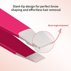 Pinza para Cejas de Acero Inoxidable con Punta Fina y Agarre Cómodo, Precio de Fábrica, Fácil de Dar Forma a las Cejas, Ligera, Ecológica, Reutilizable, Alta Calidad - Product Image 4