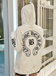 Sweat-shirt à capuche zippé décontracté pour homme en Spandex/Coton, manches longues, uni, respirant, avec broderie et impression en relief, en molleton – Vente en gros - Product Image 2