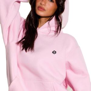 Sudadera con Capucha Personalizada para Mujer, MOQ Bajo, Venta al por Mayor, Logotipo Personalizado, OEM, ODM, Marca Privada, Felpa Gruesa, Estilo Casual y Urbano - Product Image 2