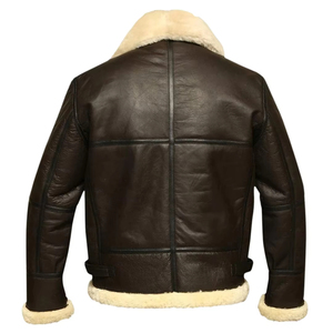 Chaqueta Larga de Motociclista Estilo Casual, con Acabado de Piel Sintética de Oveja - Product Image 2