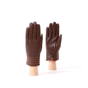 Guantes de cuero con agarre avanzado, con estructura de palma reforzada y acabado de cuero liso para un manejo seguro - Product Image 5