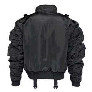 เสื้อแจ็คเก็ตเทคแวร์ผู้ชายแบบสั่งทำพิเศษ หลายกระเป๋า ฟังก์ชั่นหลากหลาย สไตล์สตรีทแวร์ เออร์เบิน บอมเบอร์แจ็คเก็ต ยูทิลิตี้ วินด์เบรกเกอร์ คาร์โก้ เสื้อคลุมกันลม - Product Image 6