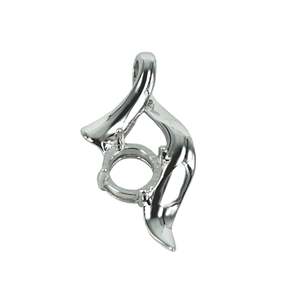 Cinta de anillo fino de Plata de Ley 925 clásica de 8MM, ajuste de Punta floreciente, pinza de montaje, copa, cabujón calibrado, piedras preciosas de colores - Product Image 3