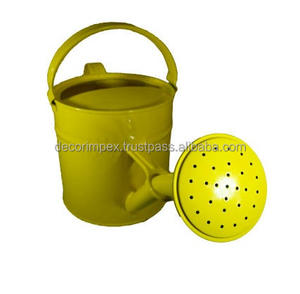 Regaderas de metal liso recubiertas únicas, regadera clásica que se puede usar para decoraciones de jardinería - Product Image 1