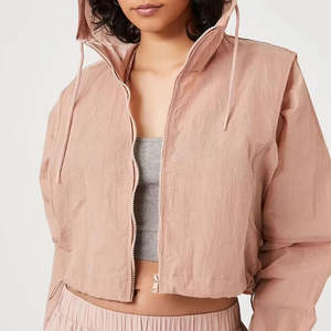 Chaqueta Deportiva Corta NESTA SPORTS, Personalizada, de Nailon, Cortavientos, Ligera, Impermeable, para Correr y Deportes al Aire Libre - Product Image 5