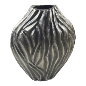 Macetas Modernas con Diseño Elegante, Macetas de Flores Clásicas para Interiores, Florero Decorativo de Tono Negro, Aluminio - Product Image 5