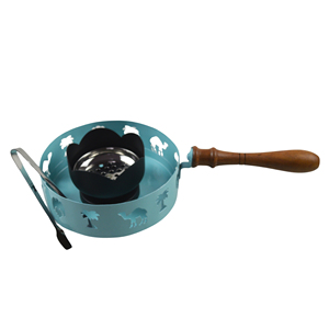 Quemador de incienso de carbón vegetal Hand-Loban de alta demanda con mango de madera, fragancia para el hogar y Bakhoor, con pinzas de acero y base de madera. - Product Image 3